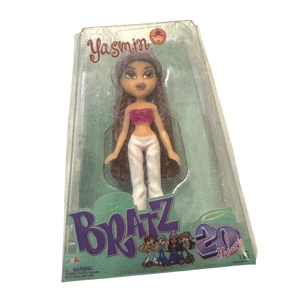 New NIB Bratz 20th Anniversary Yasmin‎ Mini Doll Collectible Y2K vintage retro